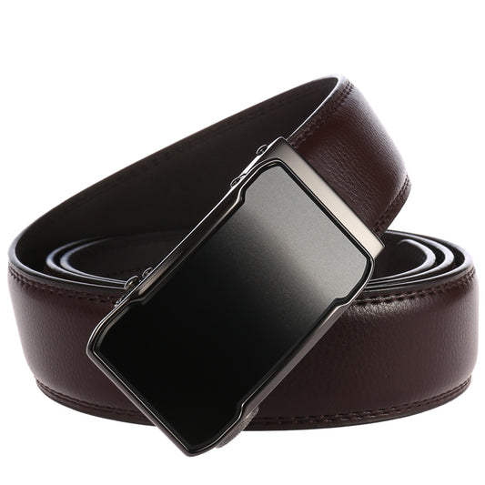 Modern Men's Brown Casual Italy Leather Belt