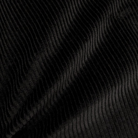 Charming Black Corduroy 3 Pieces Notched Lapel Business Suits