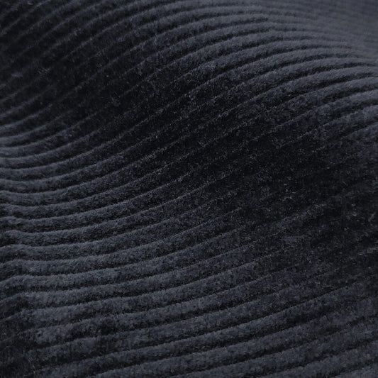 Trendy Dark Navy Corduroy 3 Pieces Business Men Suits