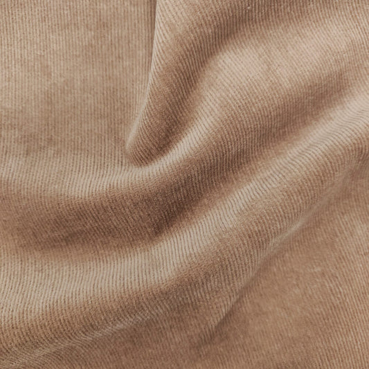 Simple Tan 3 Pieces Corduroy Business Suits