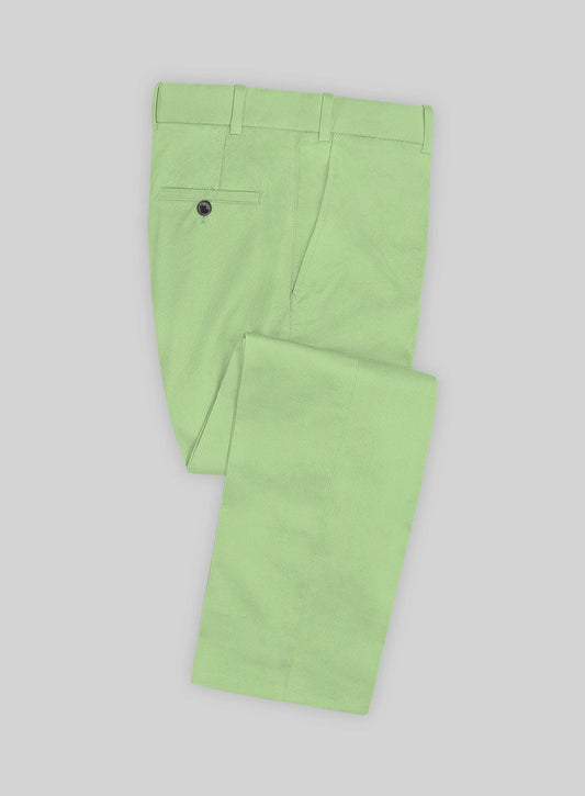 Handsome Green Newest Wool Notched Lapel Prom Suits