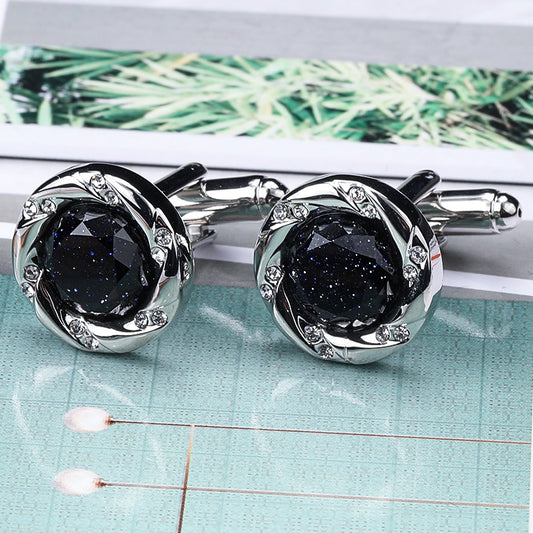 Luxurious Star-Themed Cufflinks In Sterling Silver