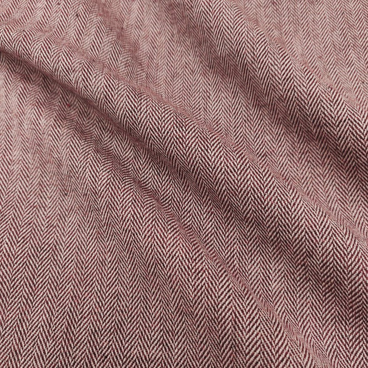 Stylish Dusty Pink Herringbone Notched Lapel Prom Suits