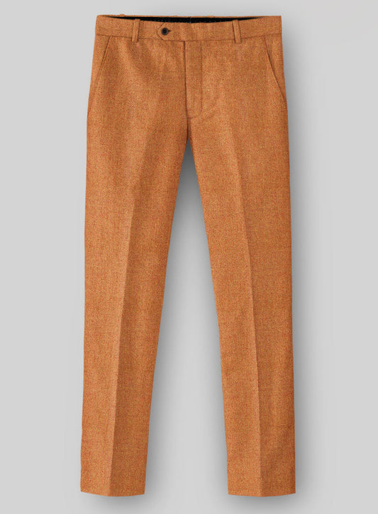 Chic Orange New Arrival Notched Lapel Wool Prom Suits