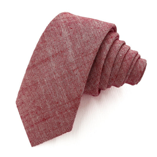 Formal Light Burgundy Handmade Tie