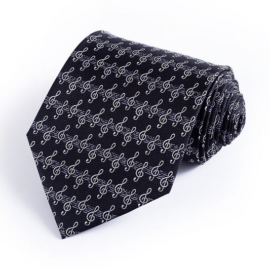 Unique Black Music Themed Tie