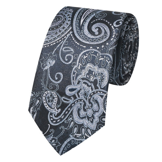 Newest Black Jacquard Tie