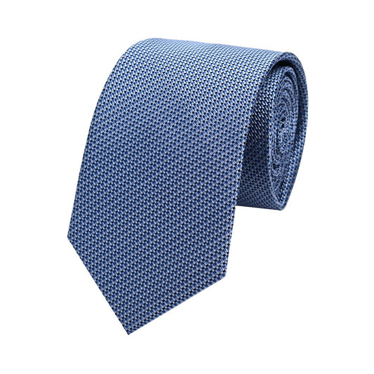 Fancy Blue Textured Tie